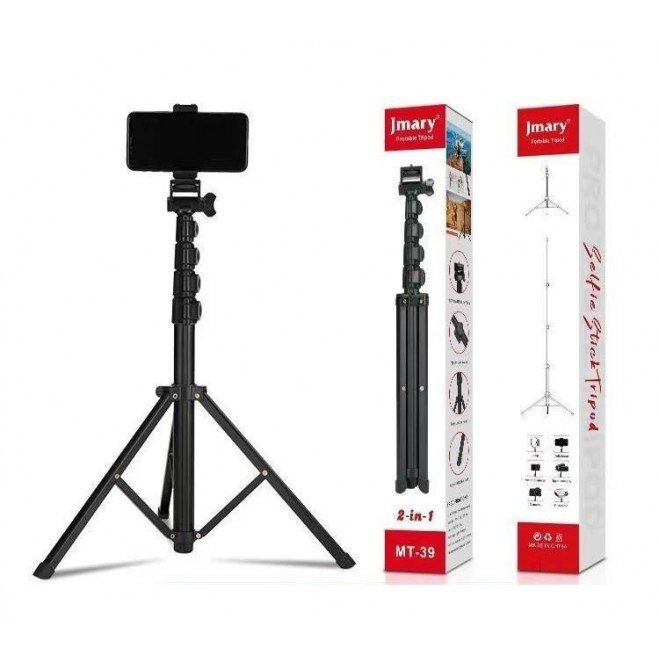 MT-39 Selfie Stick Mobile Phone Tripod Black