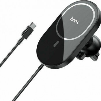 Hoco Mobile Car Mount CA90 Magsafe with Magnet and Wireless Charging 32470