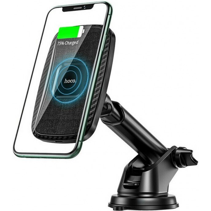 Hoco Mobile Car Mount CA75 with Adjustable Hooks and Wireless Charging