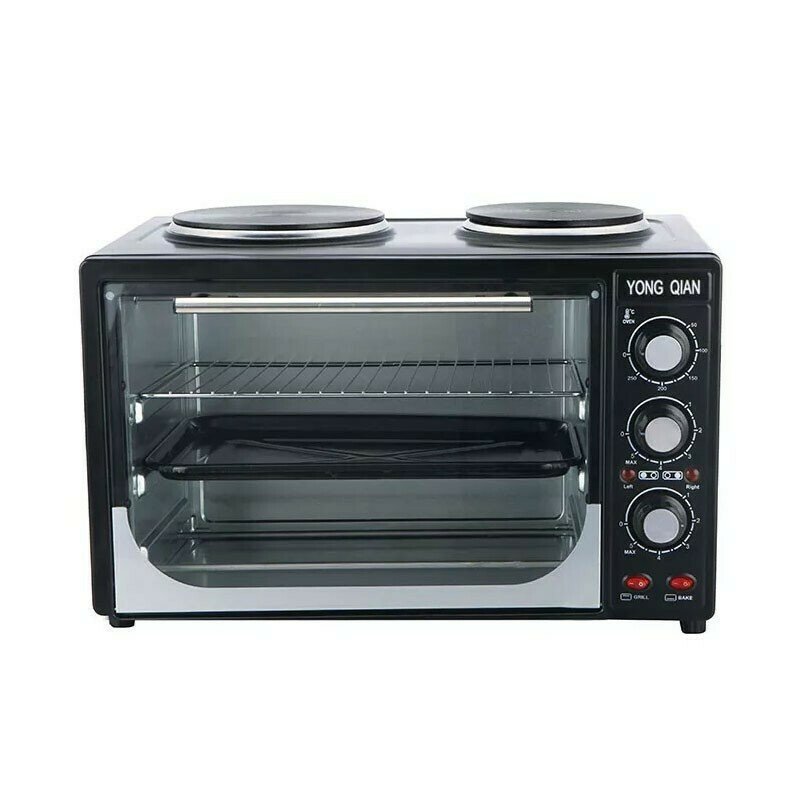 YQ30L Electric Oven 30lt with 2 Burners