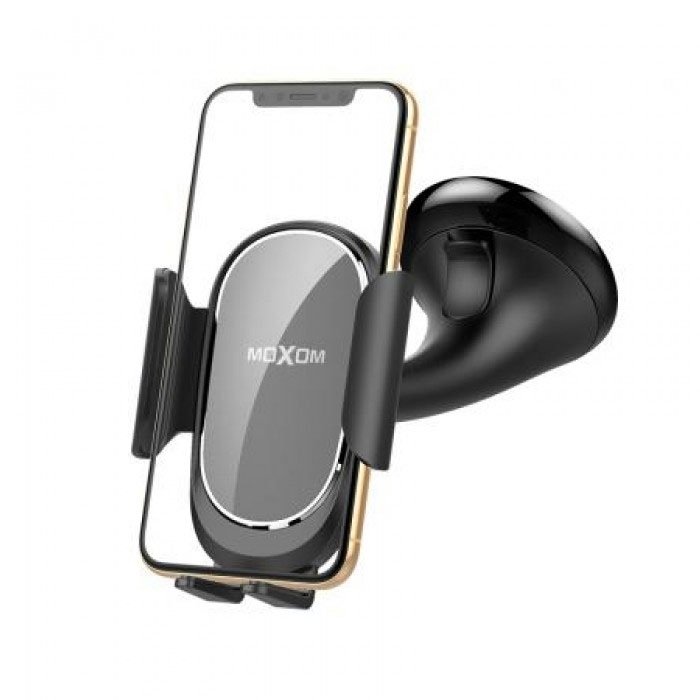 Moxom Mobile Car Mount Suction Cup Phone Holder with Adjustable Hooks