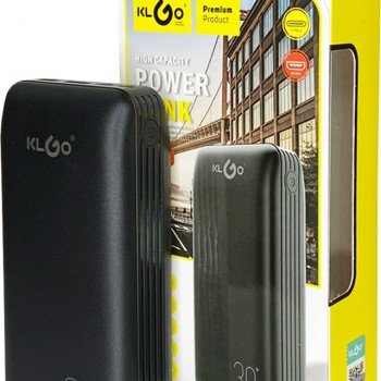 KLGO KP-88 Power Bank 30000mAh με Θύρα USB-A Μαύρο
