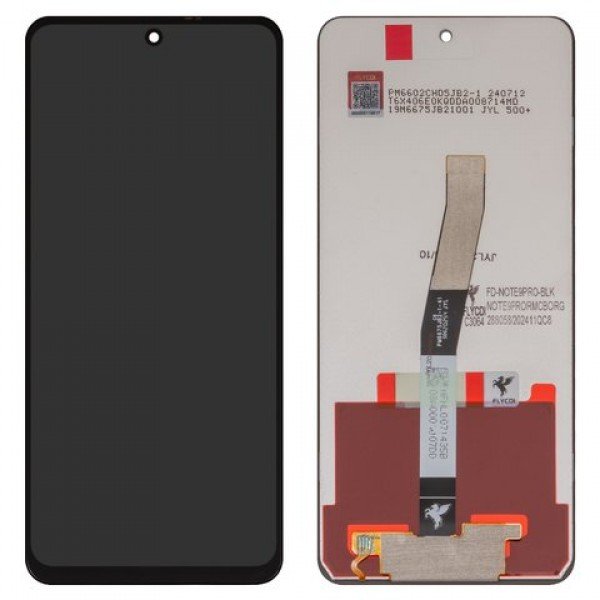 Οθόνη με Μηχανισμό Αφής OLED Για Xiaomi Redmi Note 9 (Μαύρο)