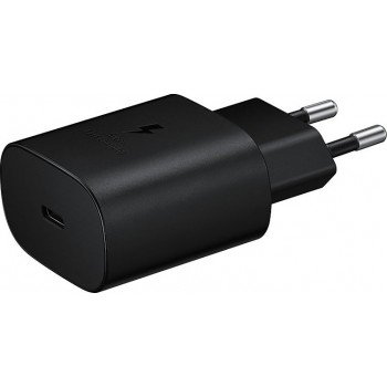 Samsung Charger with USB-C Port and USB-C Cable 25W Black (EP-TA800X RATEL