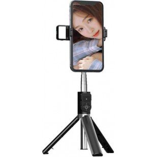 Proda PD-P70S-1 Selfie Stick Mobile Phone Tripod with Bluetooth Black