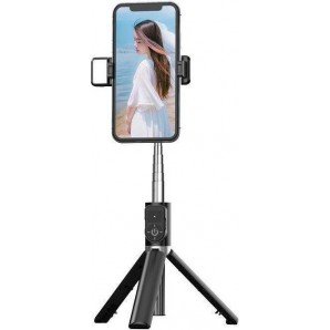 Proda PD-P70S-1 Selfie Stick Mobile Phone Tripod with Bluetooth Black