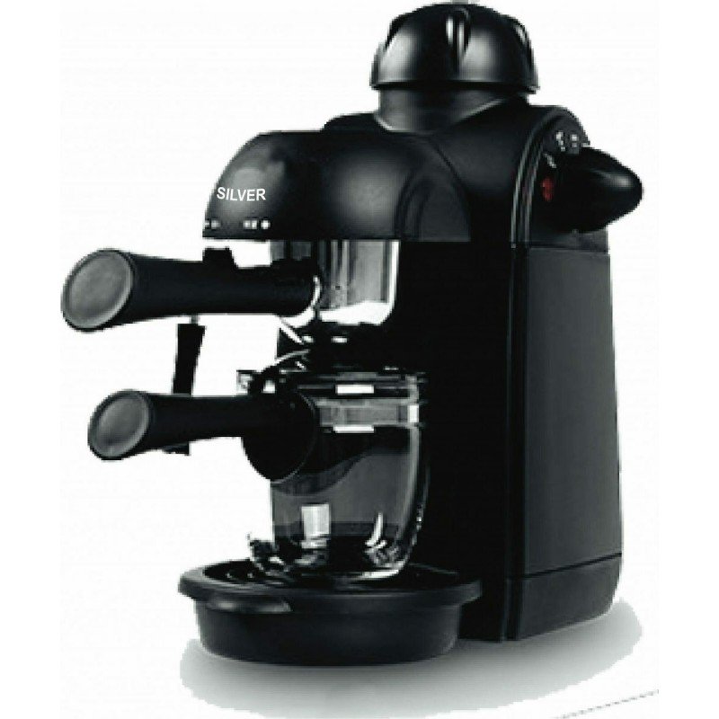 Silver CM6601 Espresso Machine 800W Pressure 3.5bar Black