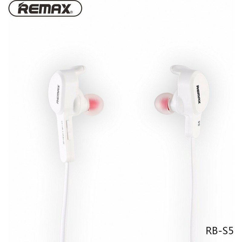 Remax RB-S5 In-ear Bluetooth Handsfree Sweatproof Headphones White