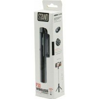 P30 Selfie Stick Mobile Phone Tripod with Bluetooth Black