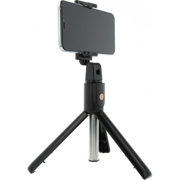 K07 Selfie Stick Mobile Phone Tripod with Bluetooth Black