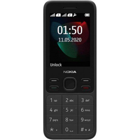 Nokia 150 (2020) Dual SIM Mobile with Buttons  (Αγγλικό Μενού)(Αγγλικό Μενού)    Menu) Black (Αγγλικό Μενού) Μαύρο