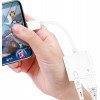 Leewello Converter USB-C male to 3.5mm / USB-C female White (YPX-037)