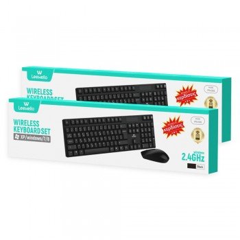 Leewello YPX-035 Wireless Keyboard & Mouse Set Greek