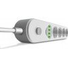 Ldnio 4 Position Safety Power Strip with Switch, 4 USB and 2m Cable White SE4432