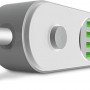 Ldnio 4 Position Safety Power Strip with Switch, 4 USB and 2m Cable White SE4432