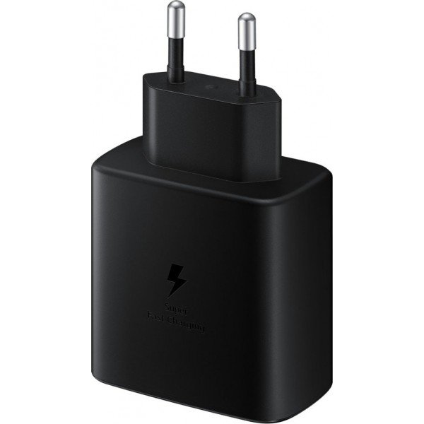 Samsung Φορτιστής Χωρίς Καλώδιο με Θύρα USB-C 45W Μαύρος (EP-TA845 RETAIL Bulk)