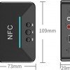 Andowl Q-T92 NFC v5.0 Bluetooth 5.0 Receiver with 3.5mm Jack / USB / RCA and NFC output ports