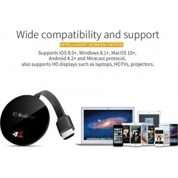 Smart TV Stick MIraScreen G7 Plus 4K UHD with Wi-Fi / HDMI