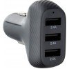 Car Charger Black QWE Total Capacity 2.4A Quick Charge with Ports: 3xUSB CC271-3A