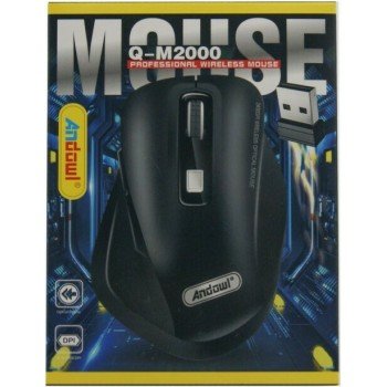 Andowl Q-M2000 Wireless Ergonomic Mouse Black