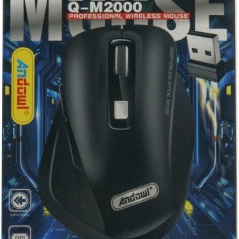 Andowl Q-M2000 Wireless Ergonomic Mouse Black