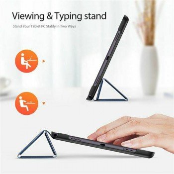 Tech-Protect Tri-Fold Flip Cover Black (Galaxy Tab A7)