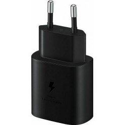 Samsung Charger with USB-C Port and USB-C Cable 25W Black (EP-TA800X Retail)