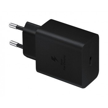 Samsung Charger with USB-C Port and USB-C Cable 45W Power Delivery Black (EP-T4510)