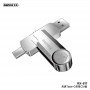 Remax RX-817 U Disk 64GB USB 3.1 Stick with USB-A & USB-C connection Silver