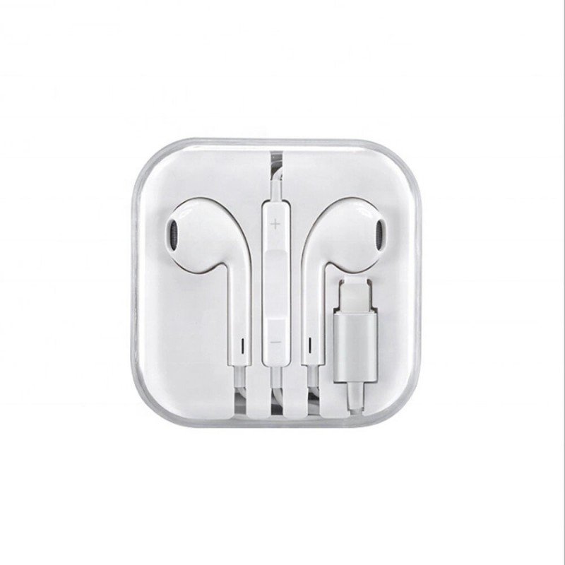 Leewello EJ-099 Earbuds Handsfree with Lightning Plug White
