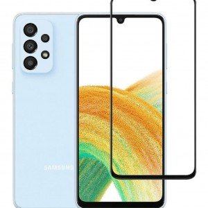 Powertech 5D Full Glue Full Face Tempered Glass Black (Galaxy A33)