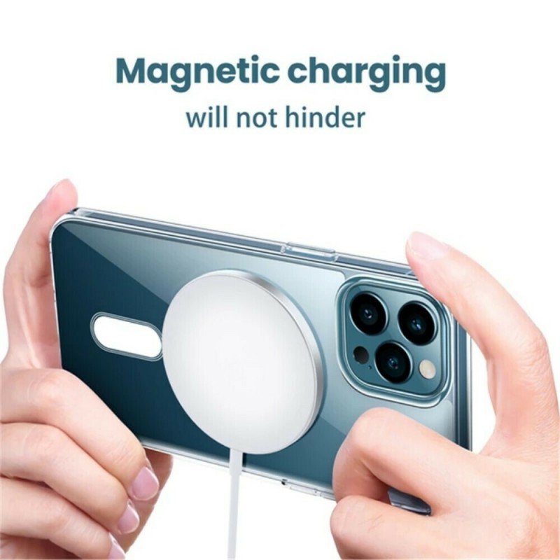 Magsafe Silicone Back Cover Transparent (iPhone 12 Pro)