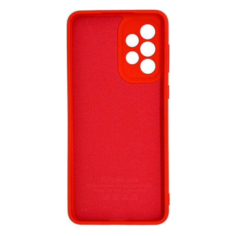 Ancus Silivon Liquid Silicone Back Cover Red (Galaxy A33)