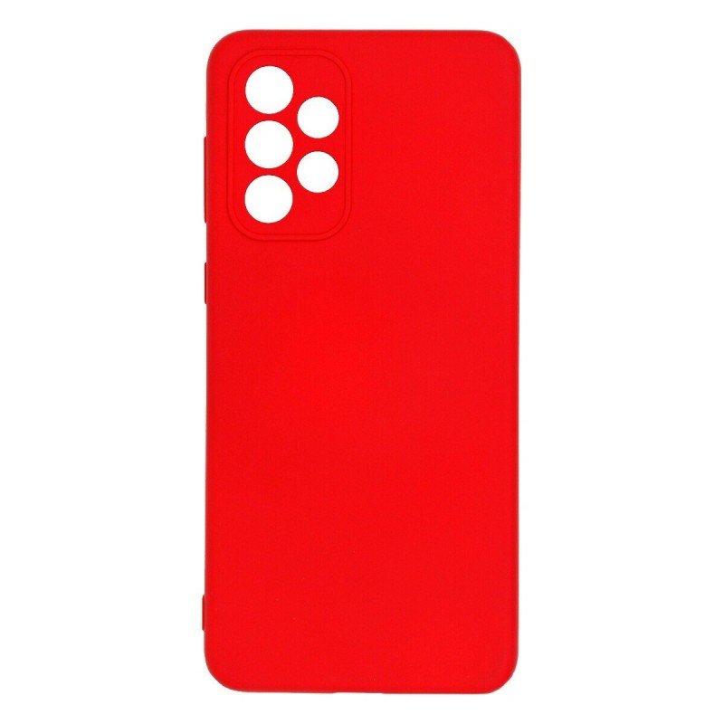 Ancus Silivon Liquid Silicone Back Cover Red (Galaxy A33)