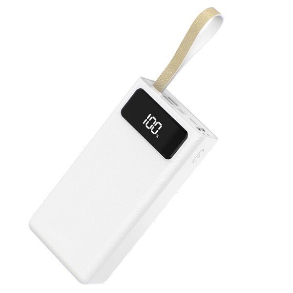K-A98 Power Bank 50000mAh with 2 USB-A Ports and USB-C Port White