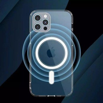 Compatible with Magsafe Silicone Back Cover Transparent (iPhone 13 mini)
