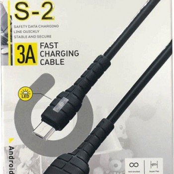 KLGO Regular USB 2.0 to micro USB Cable Λευκό 1m (S2)