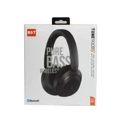 BST 900BT Ασύρματα Bluetooth On Ear Ακουστικά με 27 ώρες Λειτουργίας - Μαυρο