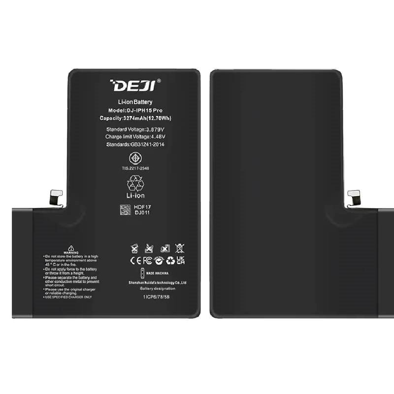 Συμβατή Μπαταρία Αντικατάστασης Για IPhone 15 Pro - 3274mAh