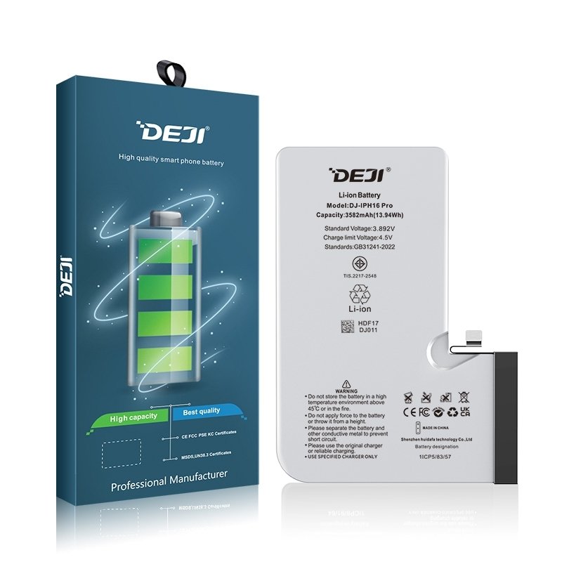 Συμβατή Μπαταρία Αντικατάστασης Για IPhone 16 Pro - 3582mAh