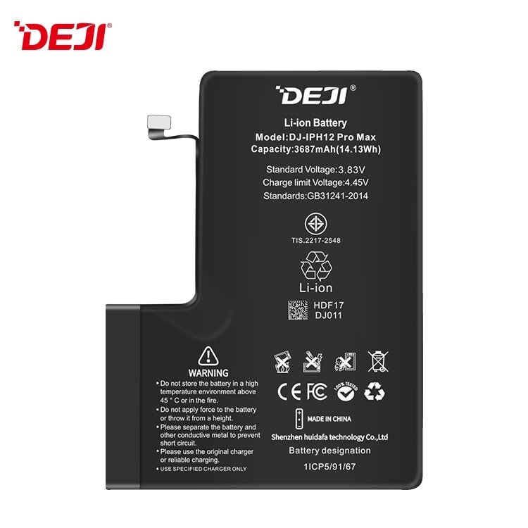 Συμβατή Μπαταρία Αντικατάστασης Για IPhone 12 Pro Max - 3687mAh