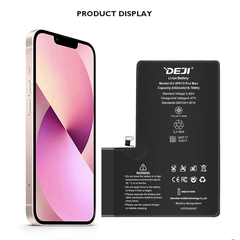 Συμβατή Μπαταρία Αντικατάστασης Για IPhone 13 Pro Max - 4352mAh