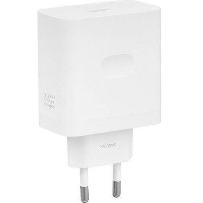Oppo Φορτιστής Χωρίς Καλώδιο με Θύρα USB-C 33W Λευκός (Supervooc)
