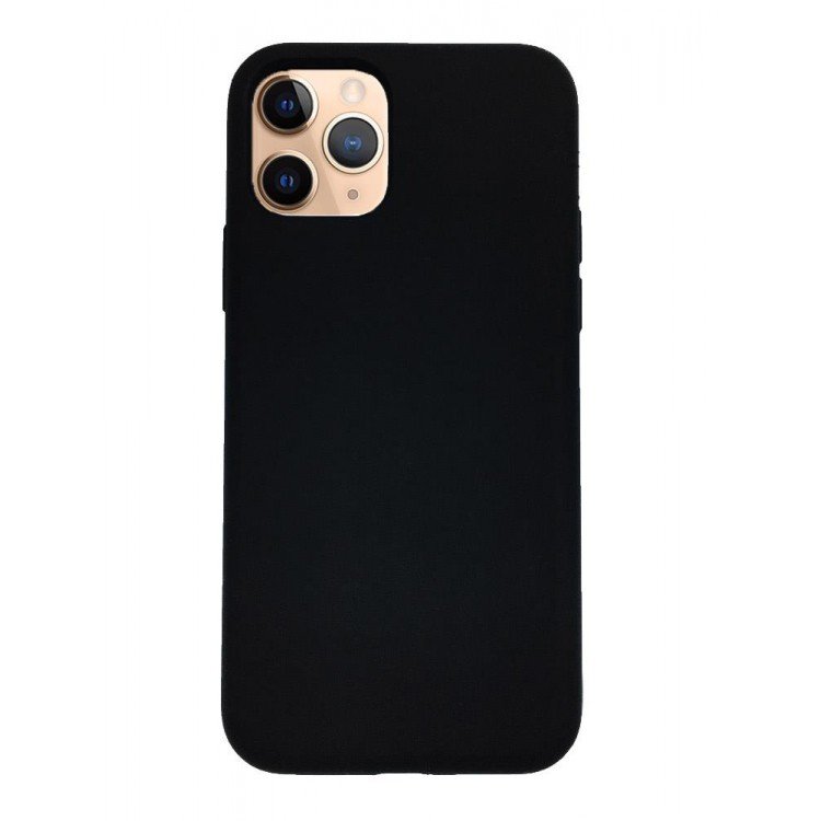 BLACK SILICONE CASE FOR I PHONE 11 PRO MAX
